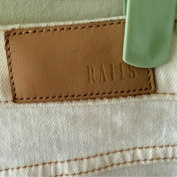 Rails Broadway White Denim Midi Skirt - Picture 12 of 16